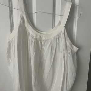 Grade&Gather white tank top flowy